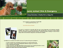 Tablet Screenshot of aaronanimal.com